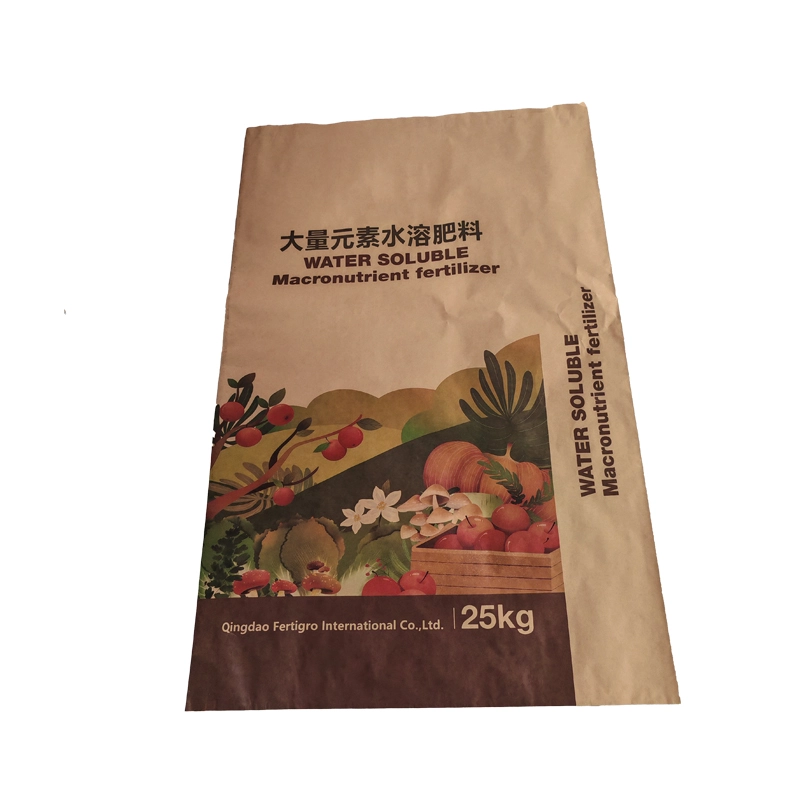Bolsa de papel válvula de 25 kg