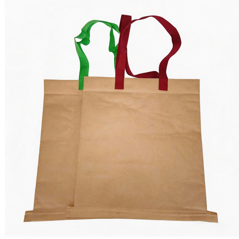 Bolsa tecida em papel Kraft