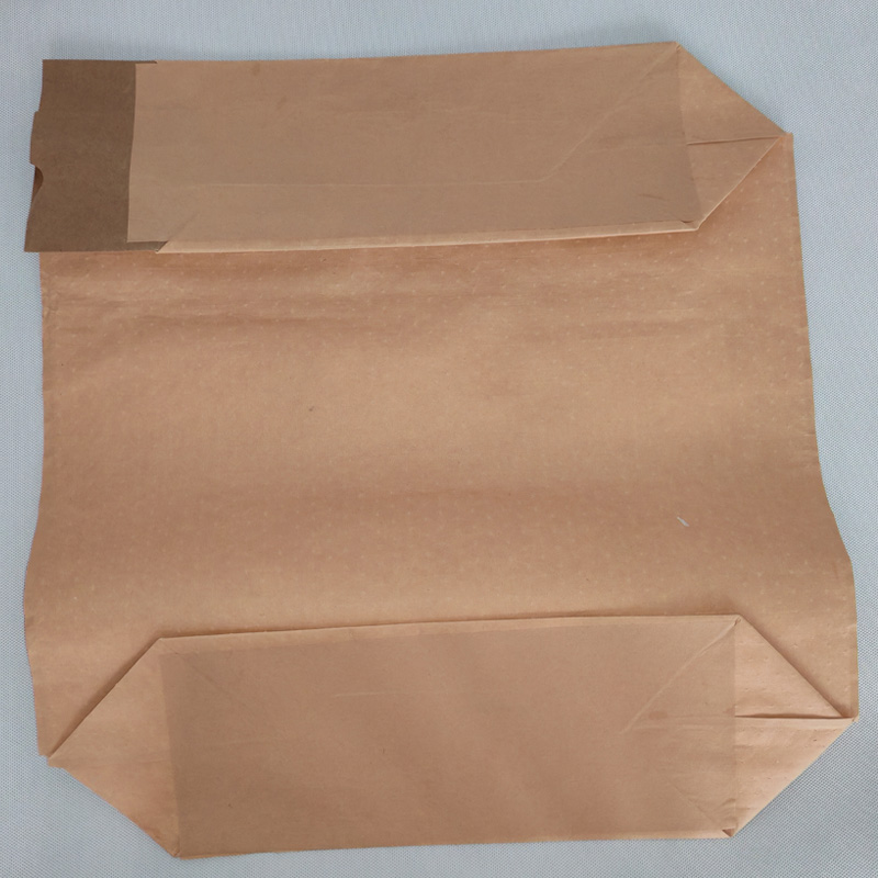 Saco de válvula tecido de papel Kraft