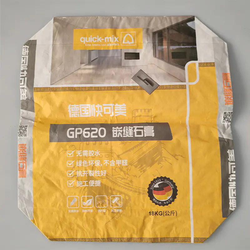 Putty Powder Valve Bocal Paper Saco