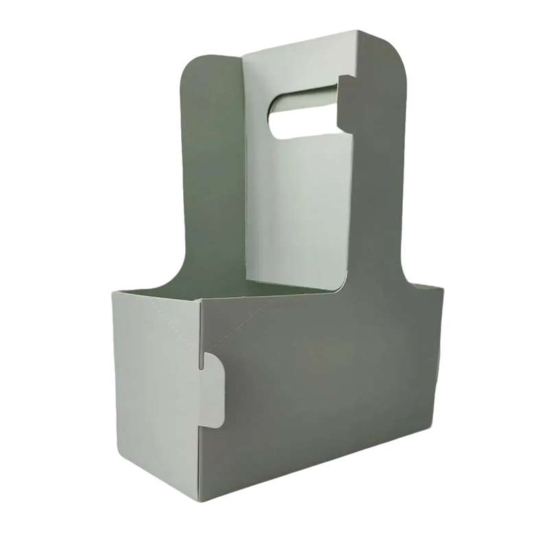 Suporte de copo de papelão branco